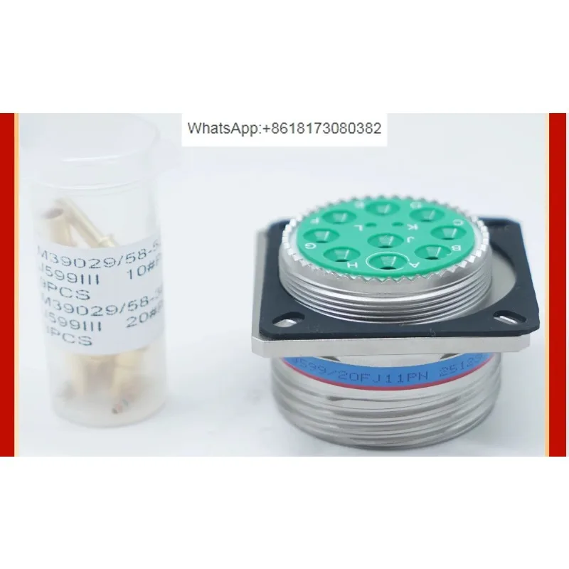 J599 series J599/20FJ11PN 9-pin circular electrical connector, plug and socket, source factory
