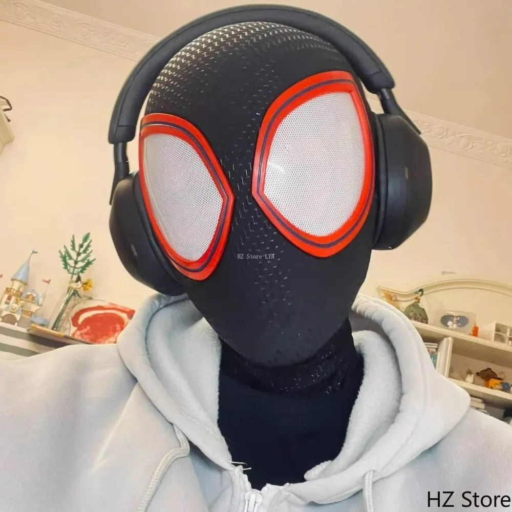 1:1 3D Margo Keith Spiderman máscara Spider-Man a través del Spider-Verse hecho a mano Halloween Cos máscara para hombre cumpleaños regalo de Navidad