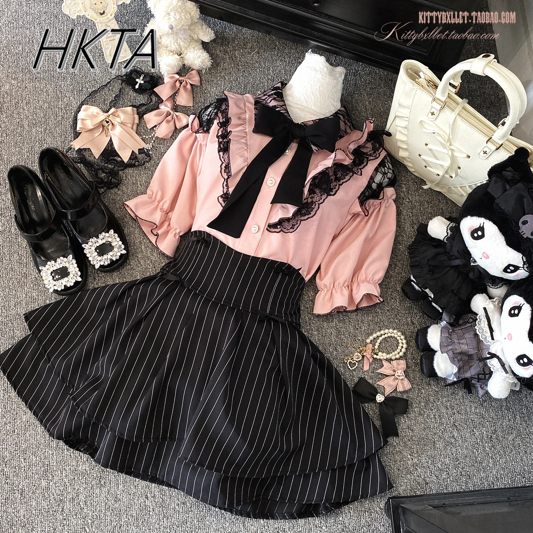 Camicia a maniche corte a bolle con spalle scoperte in pizzo giapponese Mine da donna Lolita Camicetta rossa con colletto a pieghe elegante vintage