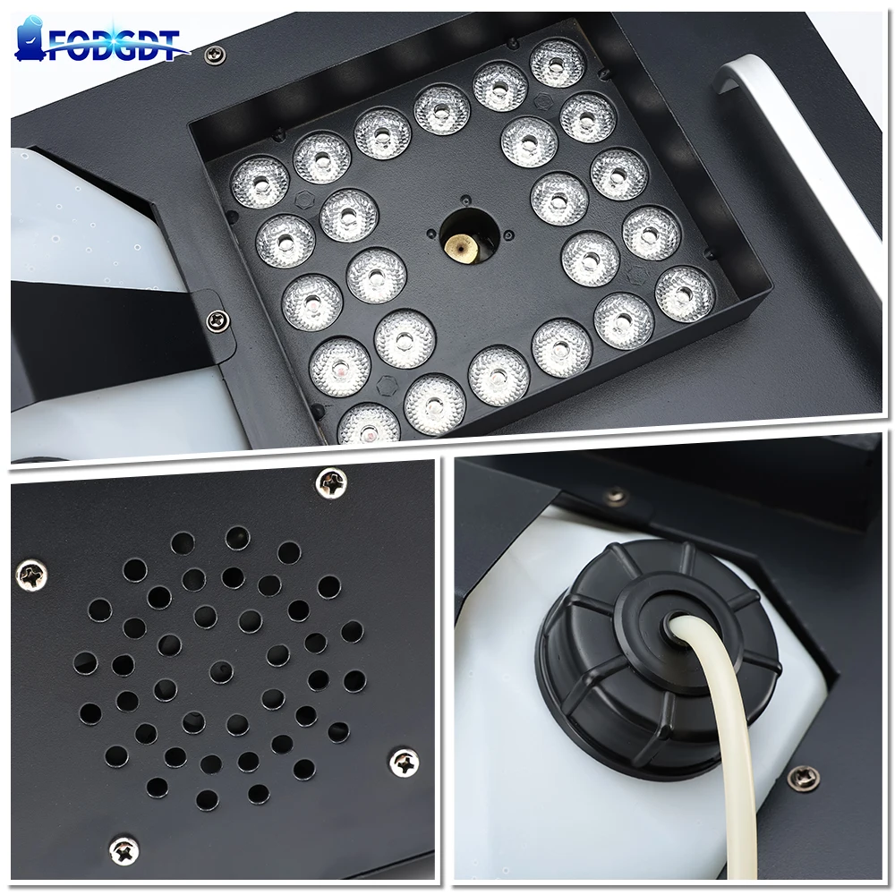 Von EU 24 Stück LED RGB Nebelmaschine 3IN1 Bühne Spezialausrüstung DMX512 Vertikale Nebelmaschine für DJ DISCO Hochzeit Bar Party