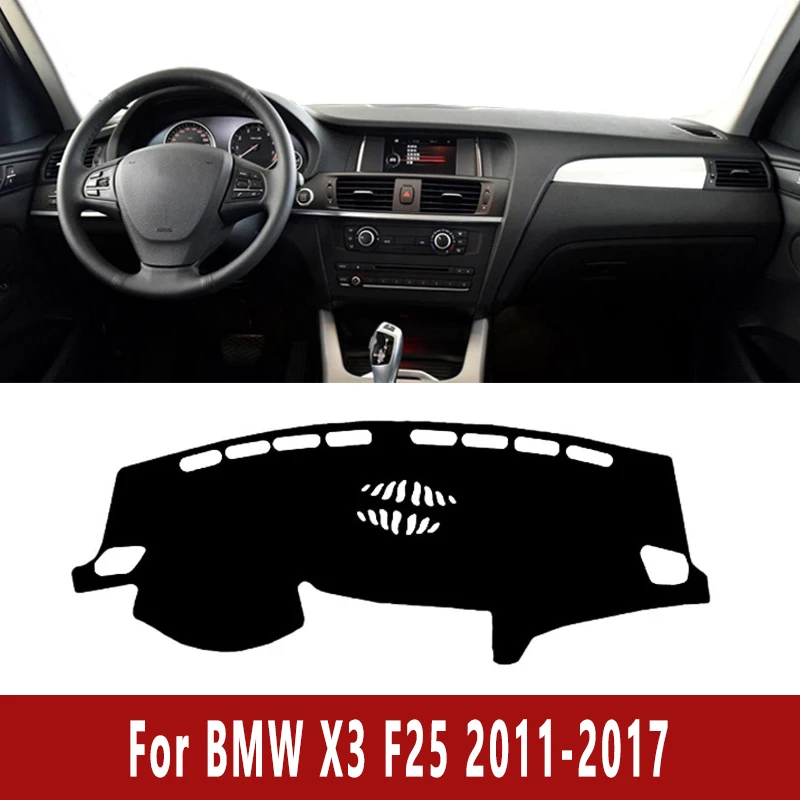 

Car Dashboard Mat Dash Cover Central Control Pad for BMW X3 F25 2011-2017 2012 2013 Nonslip Cape Sunshade Interior Accessories