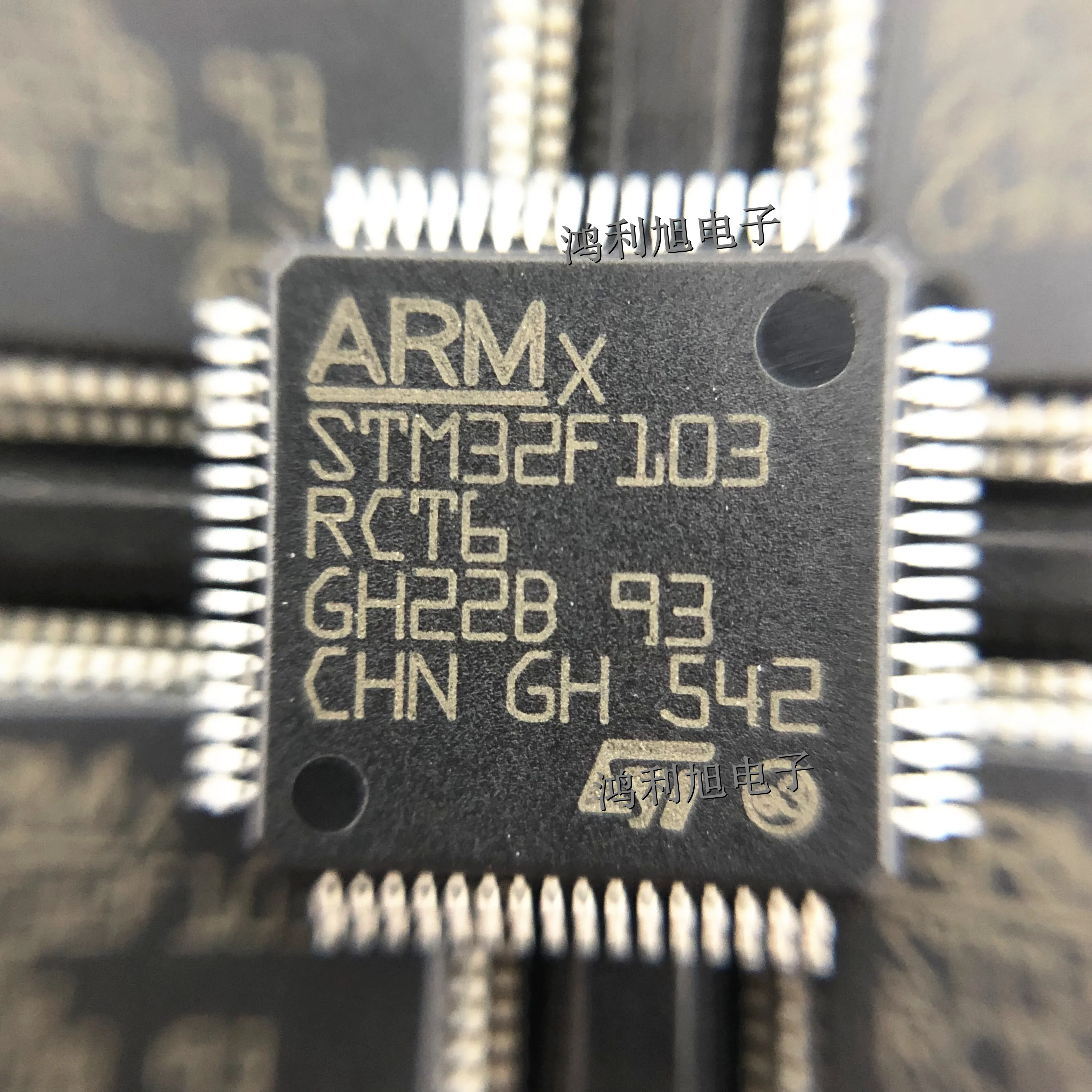 5 Buah/Banyak STM32F103RCT6 STM32F103RCT6TR MCU 32-Bit ARM Cortex M3 RISC 256KB Flash 2.5V/3.3V 64-Pin LQFP Tray