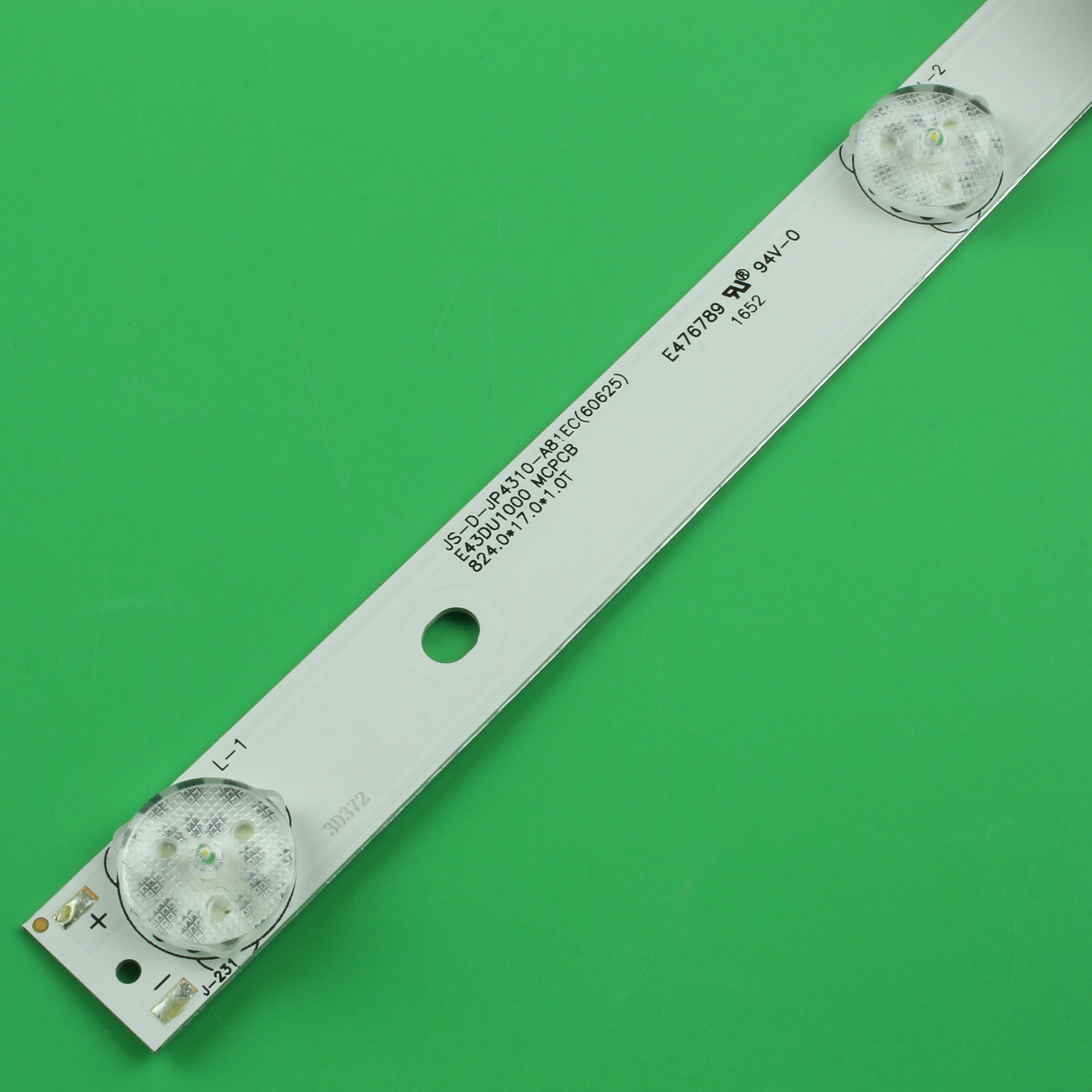 LED backlight strip 8lamp JS-D-JP4310-A81EC JS-D-JP4310-B81EC E43DU1000 MCPCB MS-L1149-L/R R72-43D04-006-13 CTV430TSC CTV431TSC