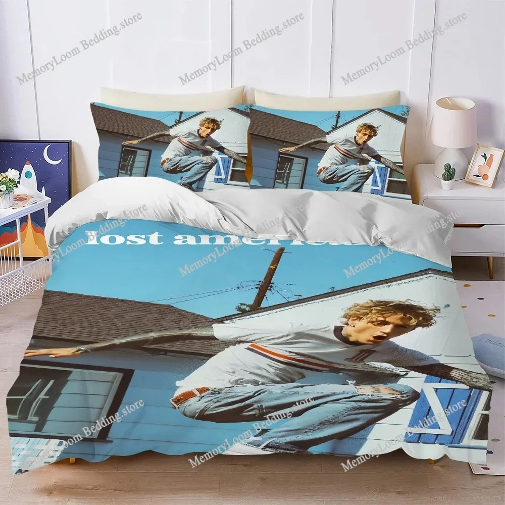 

Rapper M-Machine G-Gun-Kelly Music Duvet Cover Set Bedding Soft Laundry Cotton Bed Four Seasons Student Dormitory Home Textile74