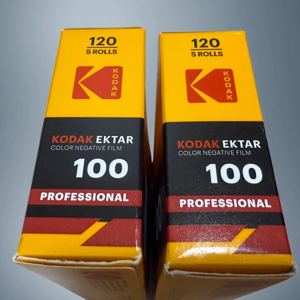 In Stock Kodak 1-5 Roll Ektar 120 Color Negative Film New Packaging Professionale Suitable For Fujifilm Kodak 120mm Film Camer