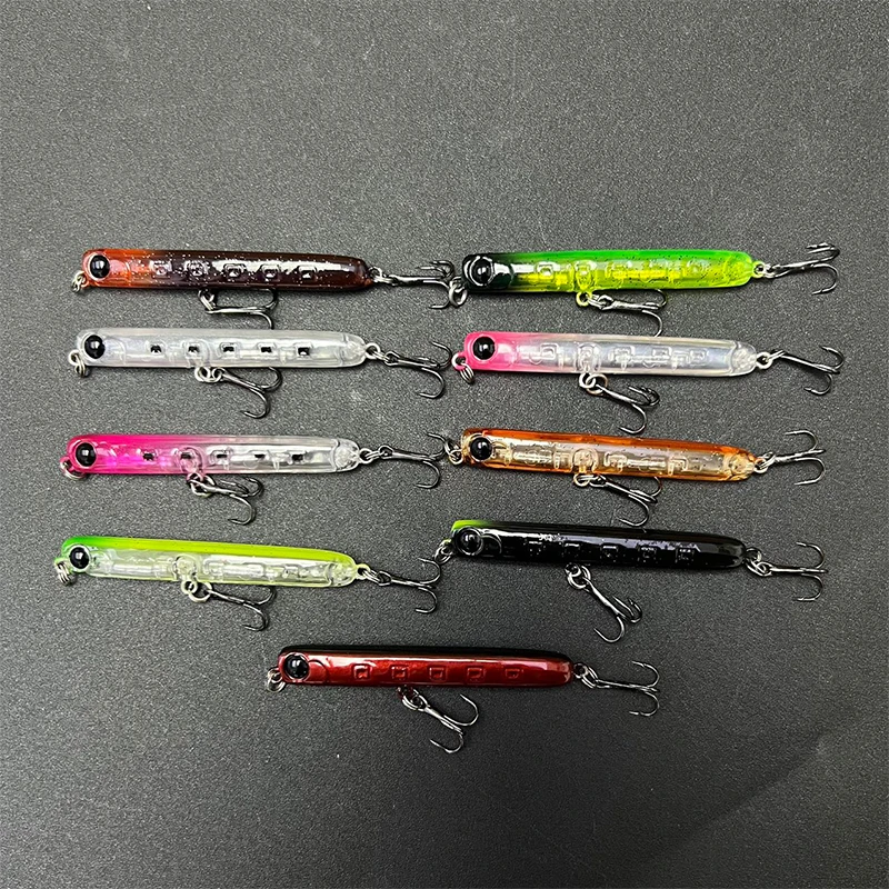 Sinking Pencil Lure 60mm 4.8g Plastic Peche Pesca Micro Sinking Trolling Artificial Bait Fishing Pencil Hard Bait Fake Decoy