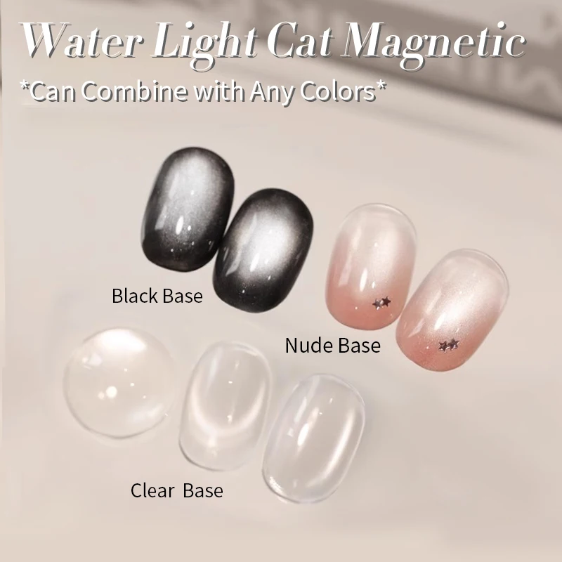 BORN PRETTY 10 ml Pink Water Light Cat Magnetischer Gel-Nagellack Spaking Glitter UV LED Soak Off Gel-Lack Kristall DIY Maniküre – Detail 9