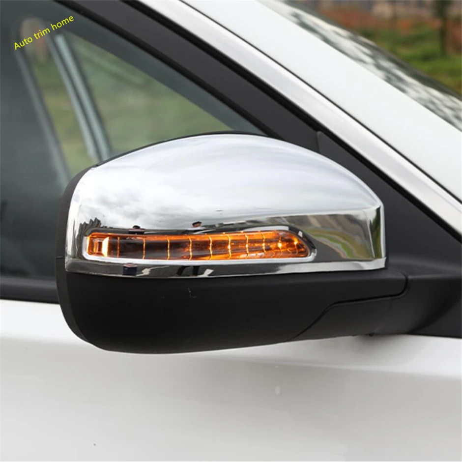 Chrome Rearview Mirror Rain Eyebrow Decoration Clear Shade Cover Trim Fit For Chery Tiggo 7 / 8 Pro 2021 2022 2023 Accessories