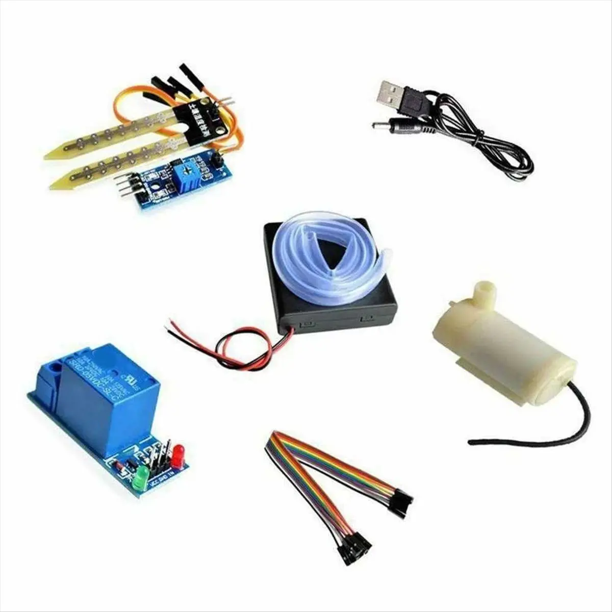 (SPOR) Automatic Irrigation DIY Kit Automatic Flower Watering Kit Soil Moisture Detection for Garden Watering
