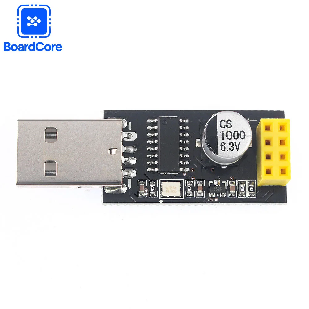 USB To ESP8266 Serial Wireless WIFI Module Adapter Board Communication for PC/MCU Development Board Module for Arduino DIY