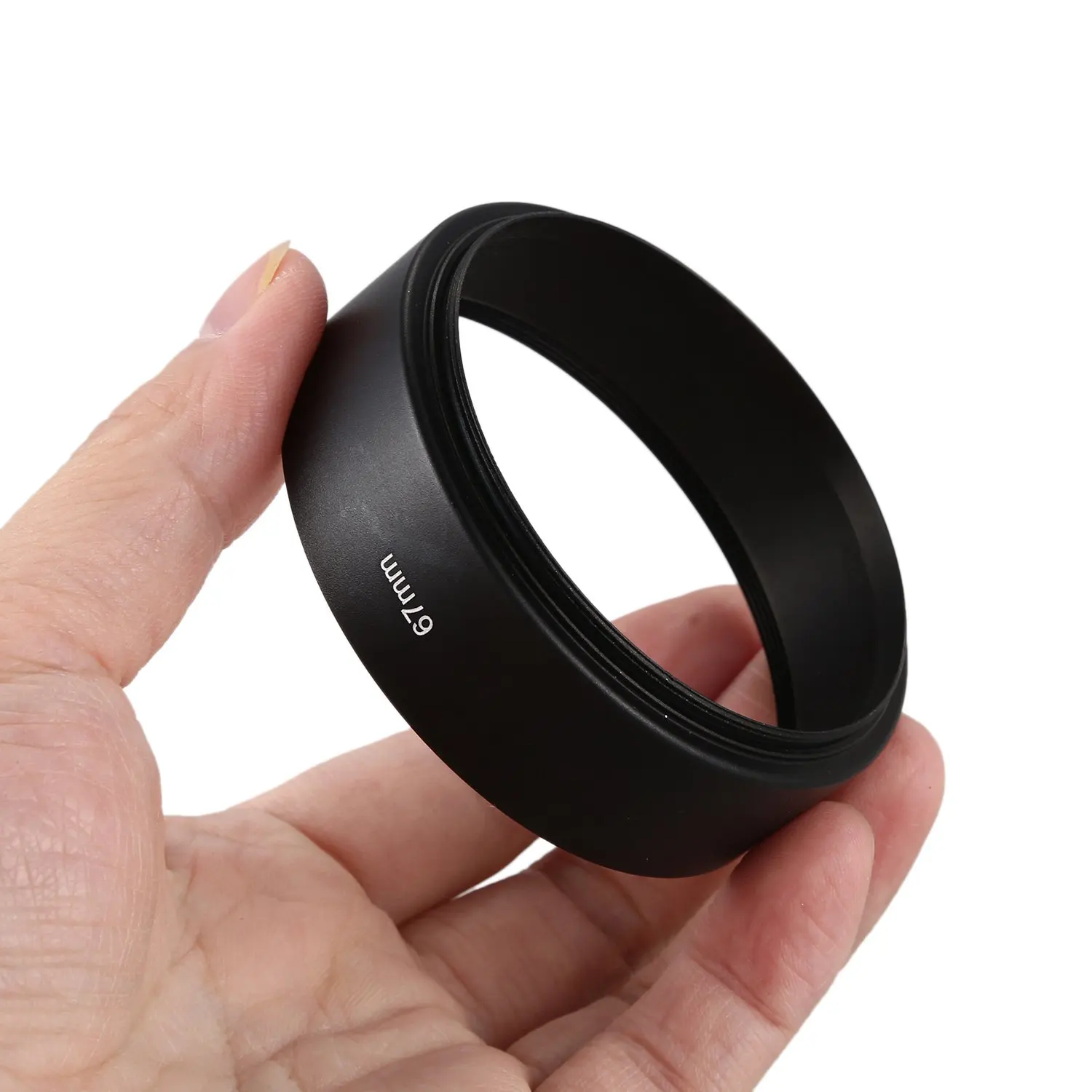 شفاط العدسة 67 ملم غطاء عدسة معدني قياسي لكاميرات كانون ونيكون بنتاكس وسوني أوليمبوس