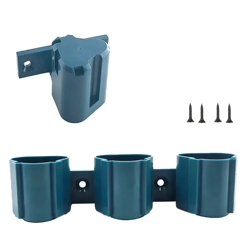 

5 Pcs Mounting Bracket Storage Box for Bosch for Milwaukee for Makita for Dewalt Lithium-ion Battery Holder Storage Power Tools