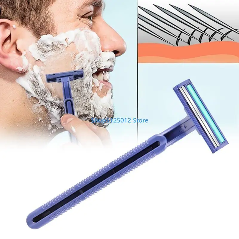 G8TC 10 pezzi inossidabile a doppia lama per rasoi in acciaio inossidabile monouso set