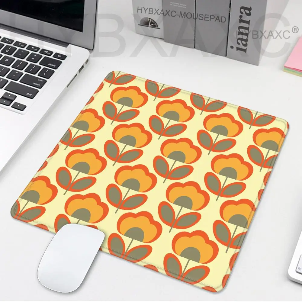 Orla Kiely Leaf Flower Small Mouse Pad Thickened Desk Pad Desktop Computer Keyboard Wireless Mouse Boy Girl Gift for CS DOTA