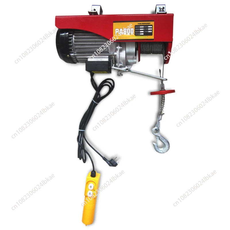 Miniature electric hoist 220V crane hoist 600-1200kg mini electric winch