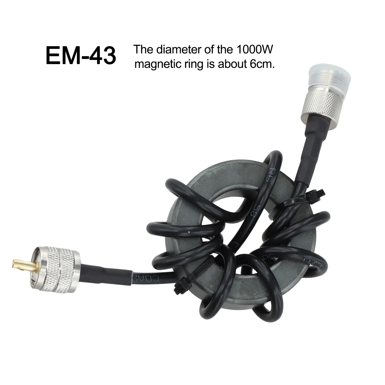 1pc 1,8-30 MHz Kurzwelle Choke Magnetische Ringe Für HF Kurzwelle Radio EM-25 EM-43o Anti-störungen Power Werkzeuge Zubehör