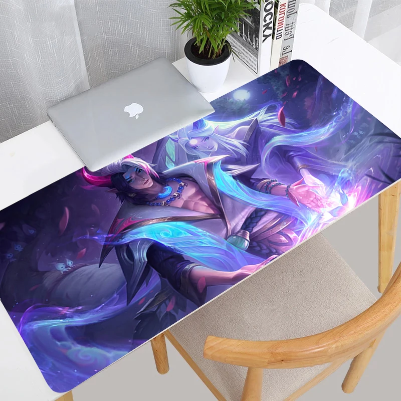 

Aphelios League Of Legends Mouse Pad Office PC New HD Anime Keyboard Mousepad Laptop Gaming Accessories Desktop Mat XXL Carpet