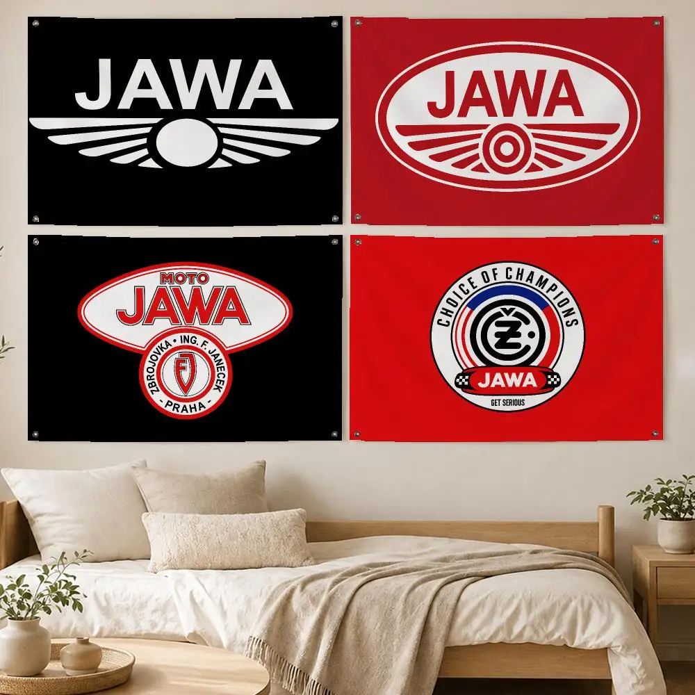 Classic Brand JAWA Flags Room Bedroom Home Outdoor Wall Hanging Concert Printed Background Decoration Art Banne
