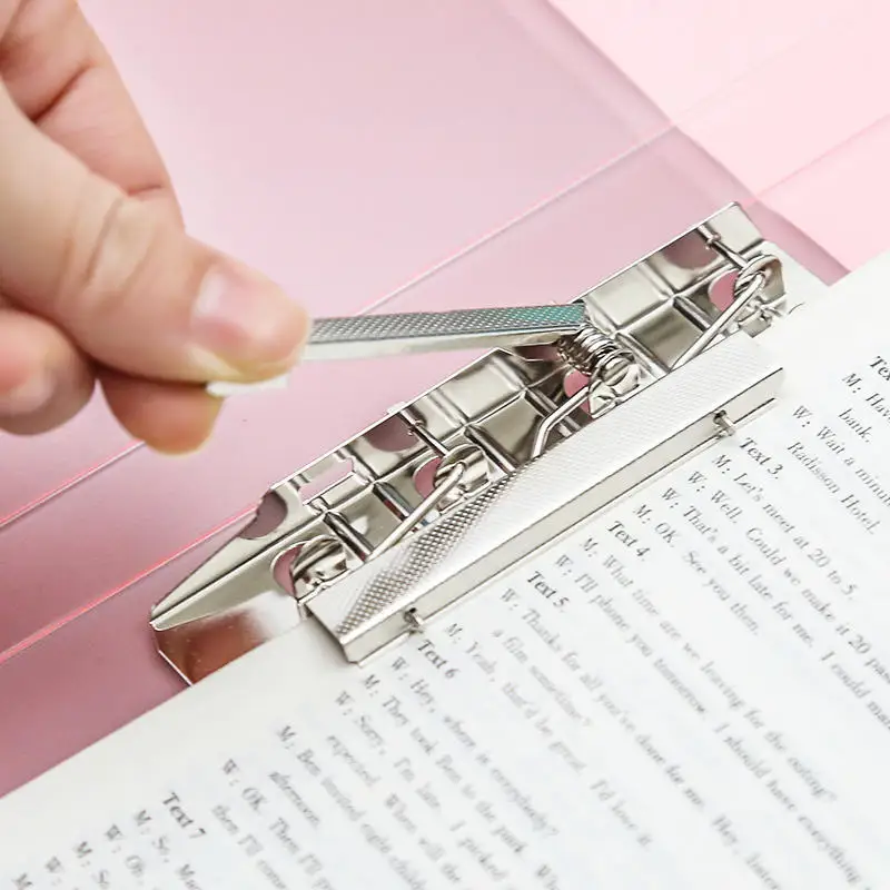 5pcs/lot A4 Folder Double Strength Clamp Office Supplies Data Clip File Board Writing Board Student Briefcase Documents Filing