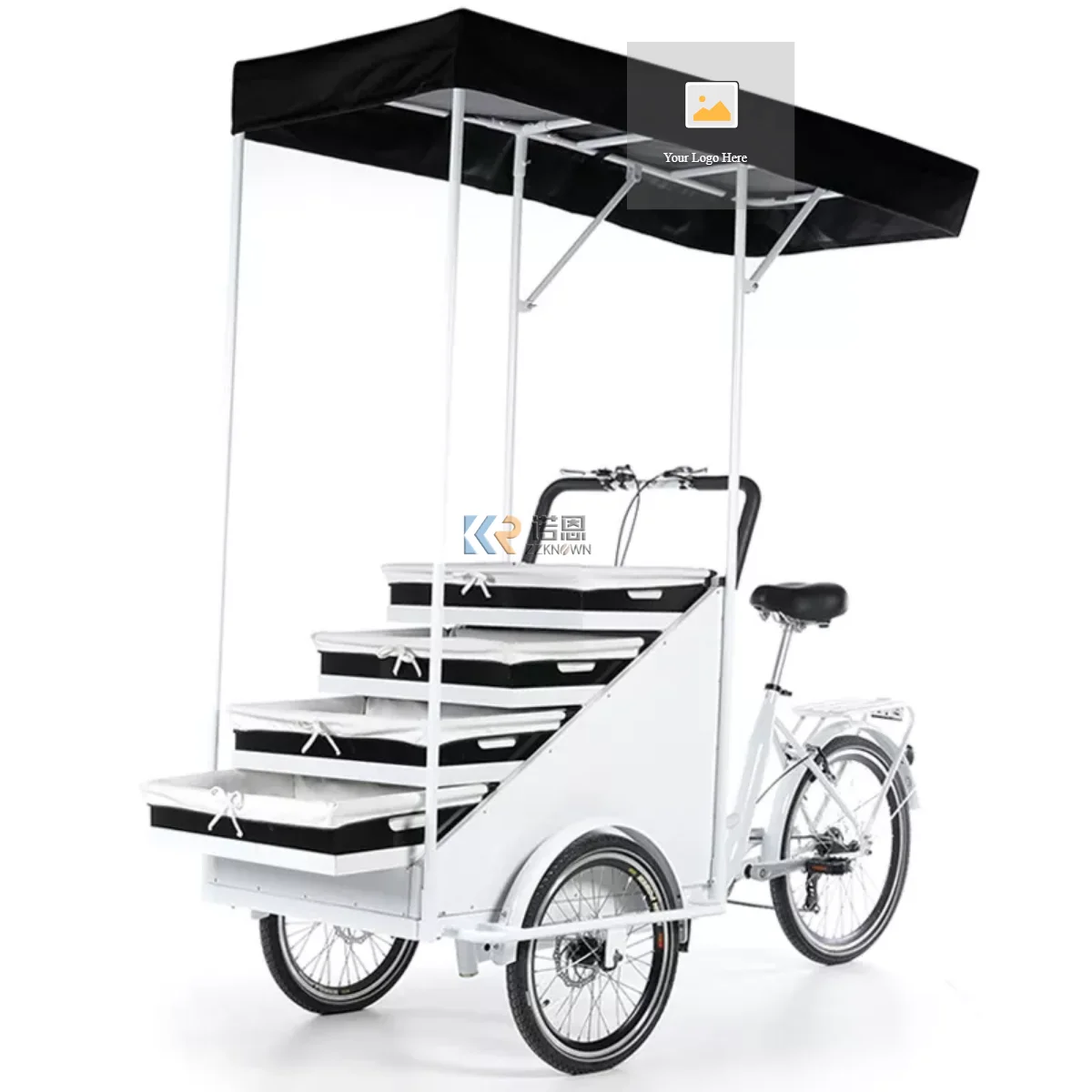 

OEM Mobile Food Vending Cart 3 Wheel Coffee Fruit Bike CE Approved Electric Tricycle for Sale Beer Snacks