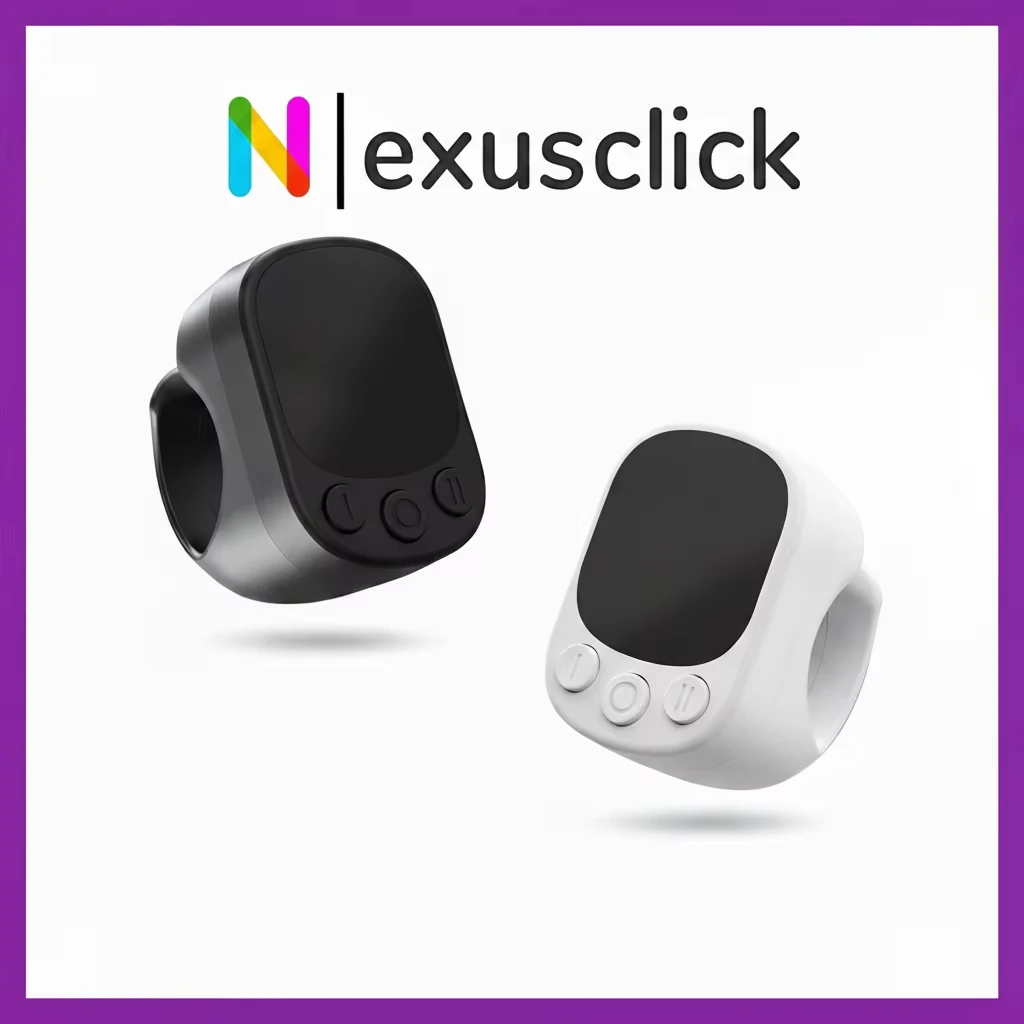 Wireless Bluetooth Finger Ring Wearable Mouse Scroller E-Book Page Turner Camera Shutter Mini Mouse For Smart Phone Android iOS