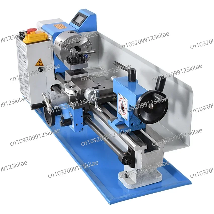 New 0618 110V/220V Mini  Machine Benchtop Metal  Tool Household DIY Small Stainless Steel Lathe Metal Processing