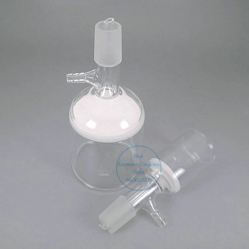 1Piece 30ml To 1000ml Glass Sand Core Filter Funnel with 19#/24# Standard Joint Laboratory Filter Unit G3 Available