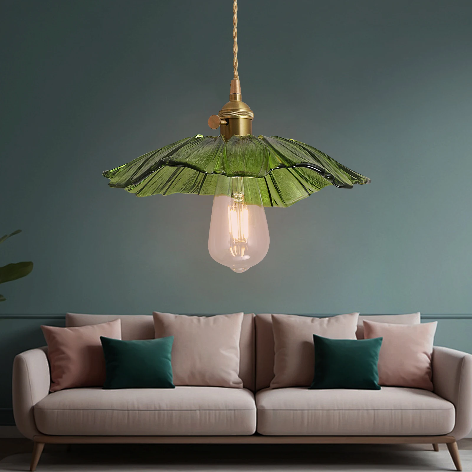 

Современные подвесные светильники Цветочные стеклянные подвесные светильники Украшение дома Освещение Гостиная Спальня Прикроватный светильник Крытый магазин