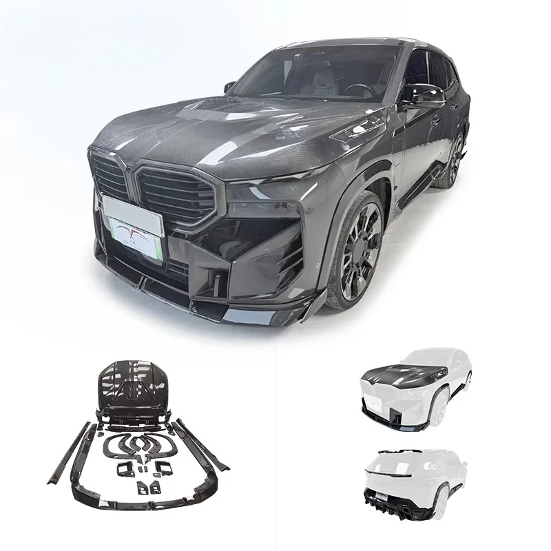 Car Body Kit Mod Parts for BMW XM Body Kit Upgrade to LD Style Hood&Front Lip&Rear Diffuser&Rear Spoiler&Side Skirt&Wheel Arches