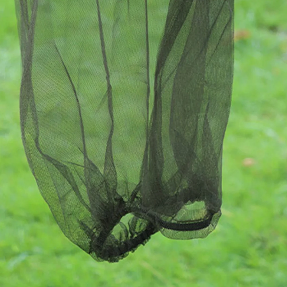 1/2 PCS Mosquito Hat Net Breathable Mesh Head Net Insect Gnat Head Cover Midge Net Hat Head Cover for Travel Outdoor Camping