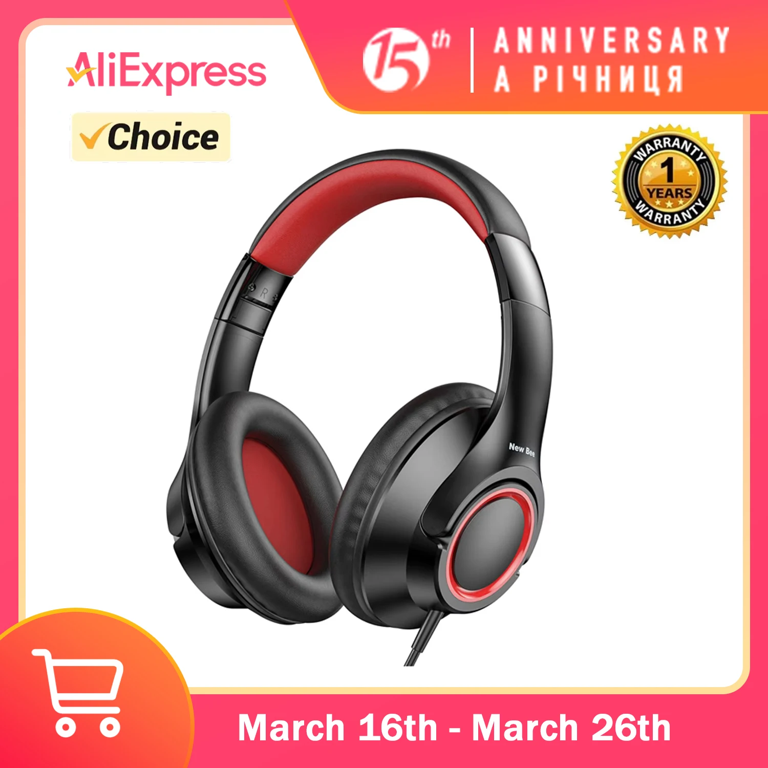 Новые детские наушники Bee KH30, проводные для школ, безопасный объем, 94 дБ, складные наушники, мягкие амбушюры, библиотеки, изучение музыки, дети