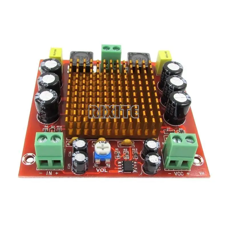 Digital Amplifier Board TPA3116DA TPA3116 150W D2 Mono Channel Digital Power Audio Amplifier Board XH-M544 DC 12V 24V