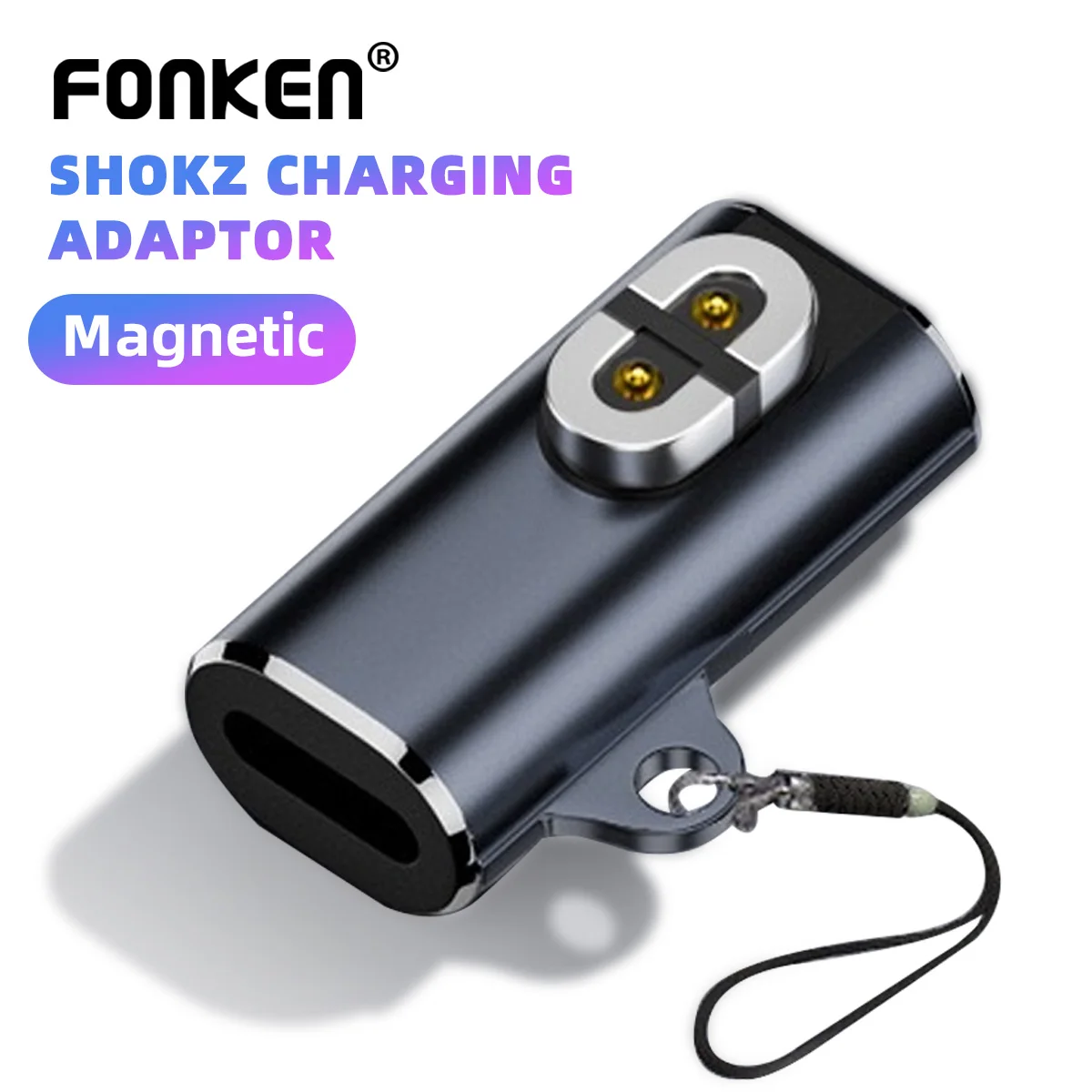 Type-C Magnetic Charger Charging Adapter for After Shokz AS800 S810 AS803 OpenRun Pro Mini OpenComm Bone Conduction Headphones