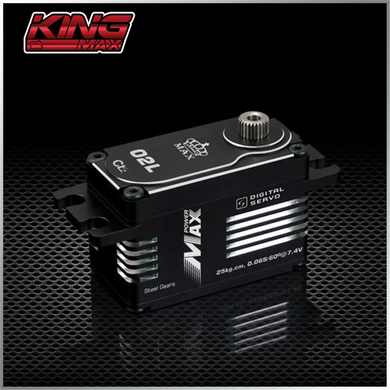 KINGMAX CLS02L Industrial Digital Steel Tooth Brushless Waterproof Rc Climbing Car Servo