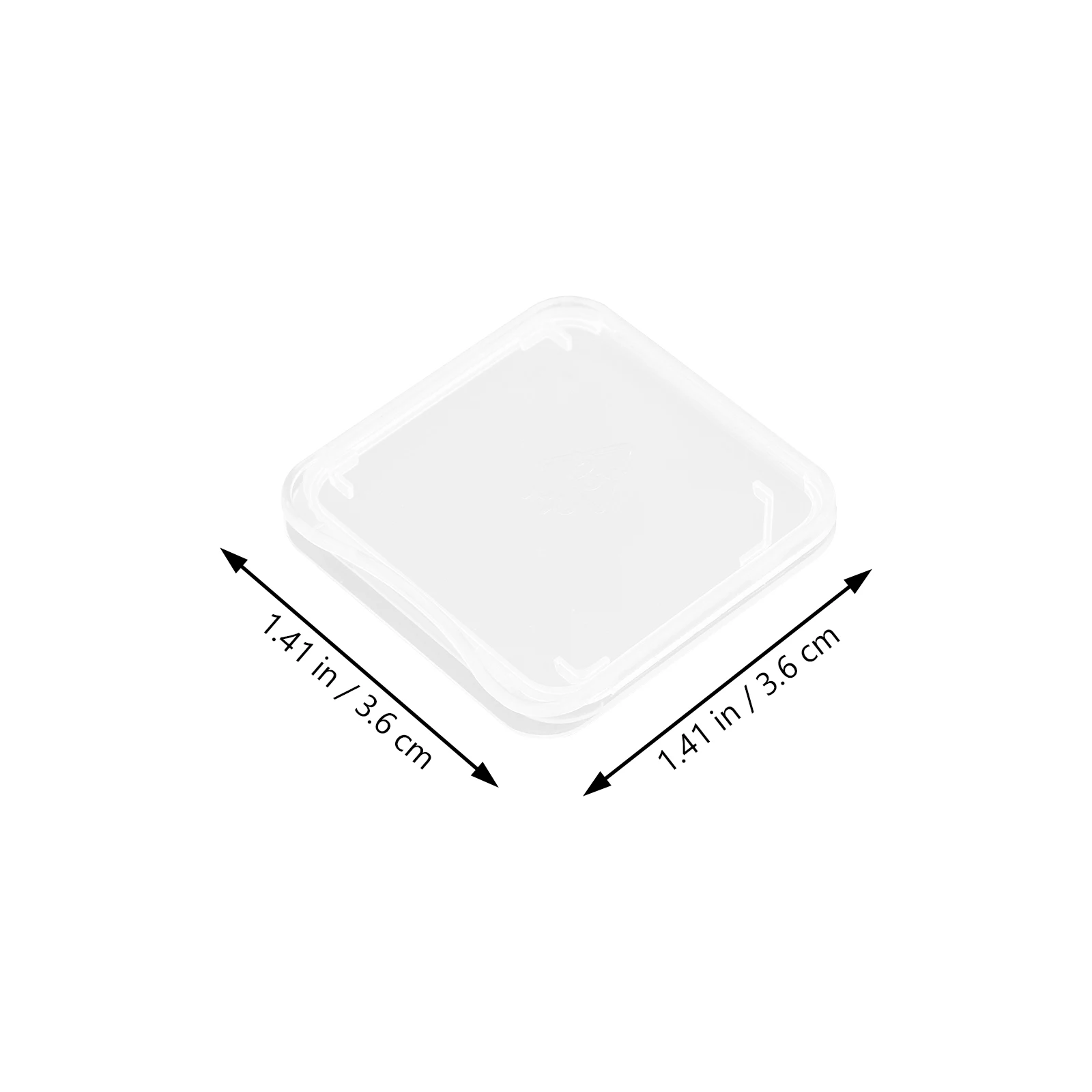 

100 pcs 1 Set Card Holders Plastic Storage Boxes Transparent Cases For Memory Cards Camera Micro Card Storage Case Memory