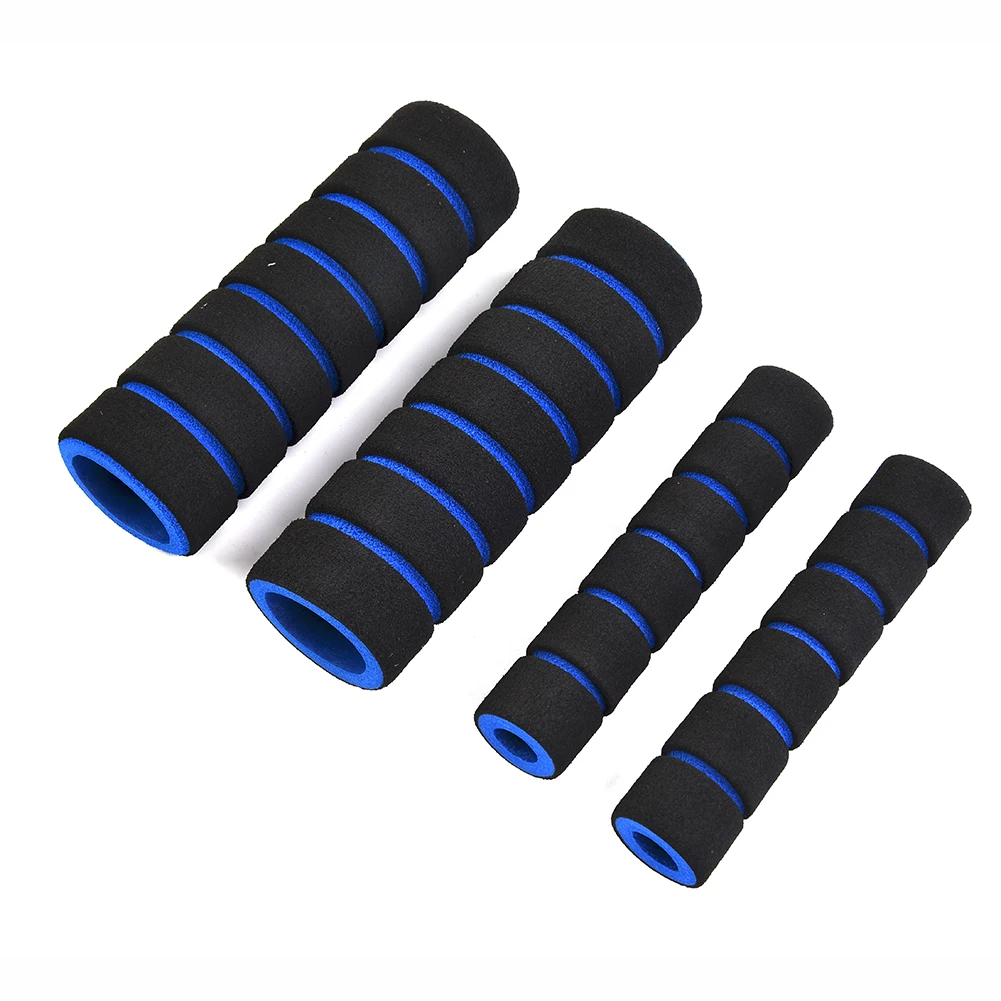 4PCS 4Colors Optional Large Grips For Handlebar With Small Tubes For Brake Clutch Lever Soft Foam Cover Fits For Motorcycle Bike