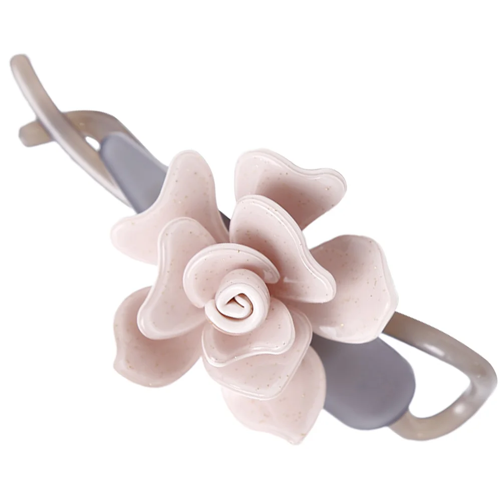 

Delicate Flower Plastic Claw Clips Hair Accessories No Slip Volumizing Thin Thick Hair Beach Daily Prom Work School Gifts