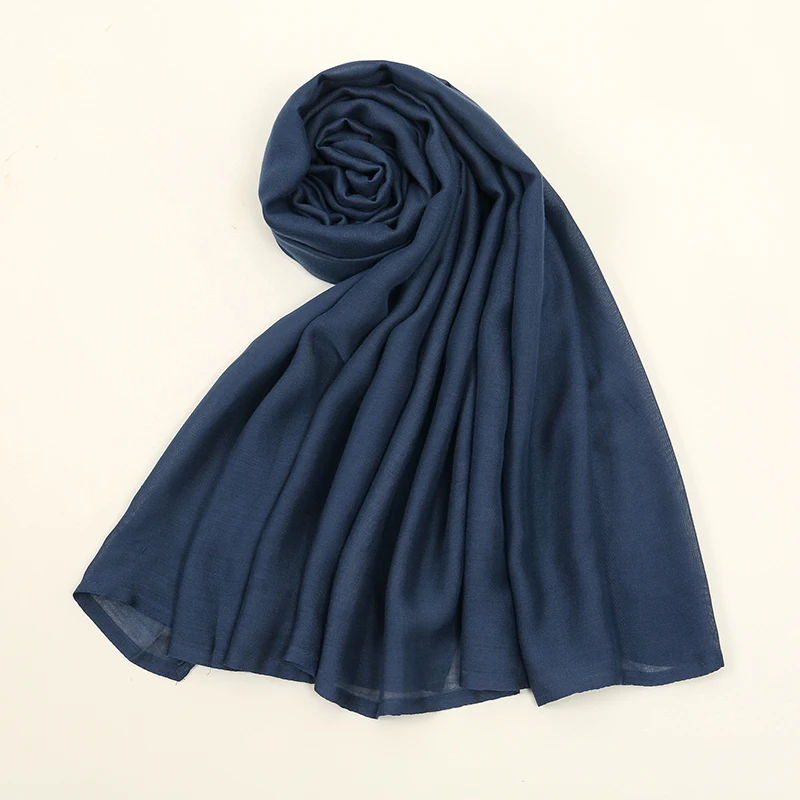 70×180cm レディース 無地 レーヨン コットン モダール ヒジャブ スカーフ 女性用 高品質 ラップ ショール ムスリム ヘッドバンド イスラム スカーフ