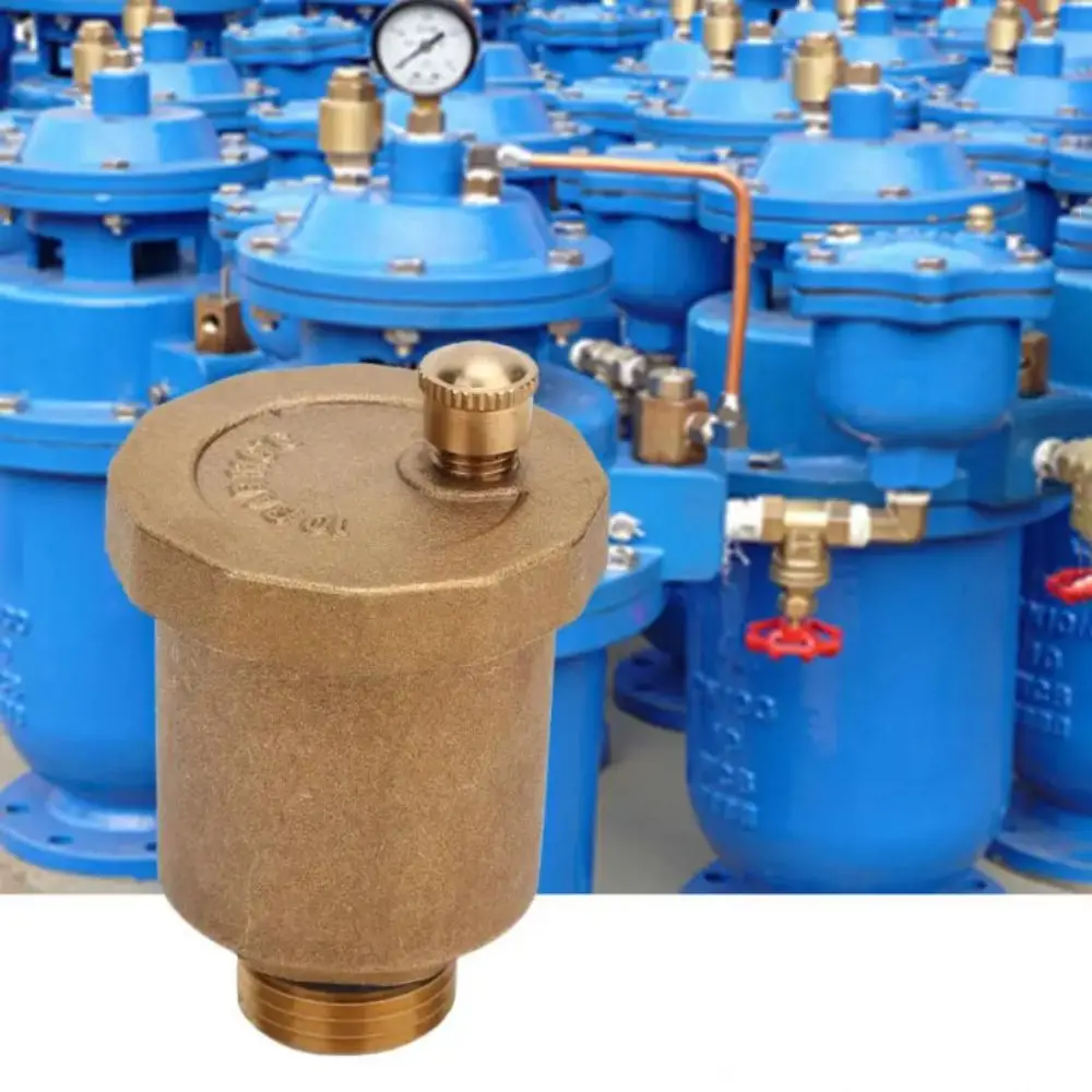 Brass Material Automatic Exhaust Release Valve Automatic Operation Pressure Release Air Vent Valve Distributor Manifold