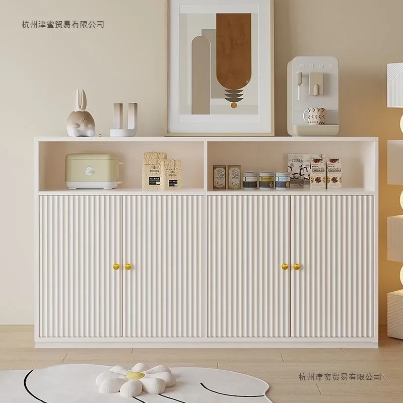 Floor-to-Ceiling Storage Cabinet for Dining Room Modern Minimalist Wall Mounted Sideboard Tea Cabinet Kitchen Pantry