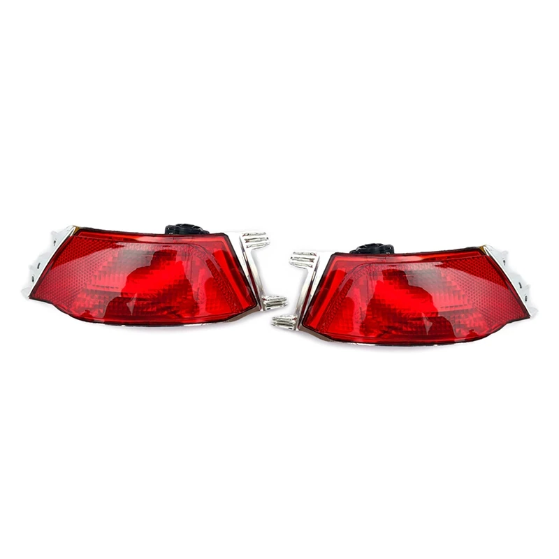 

2Pcs Car Rear Bumper Fog Lamp Light Red Lens Left + Right for Land Rover Range Rover Sport L494 2014-2017