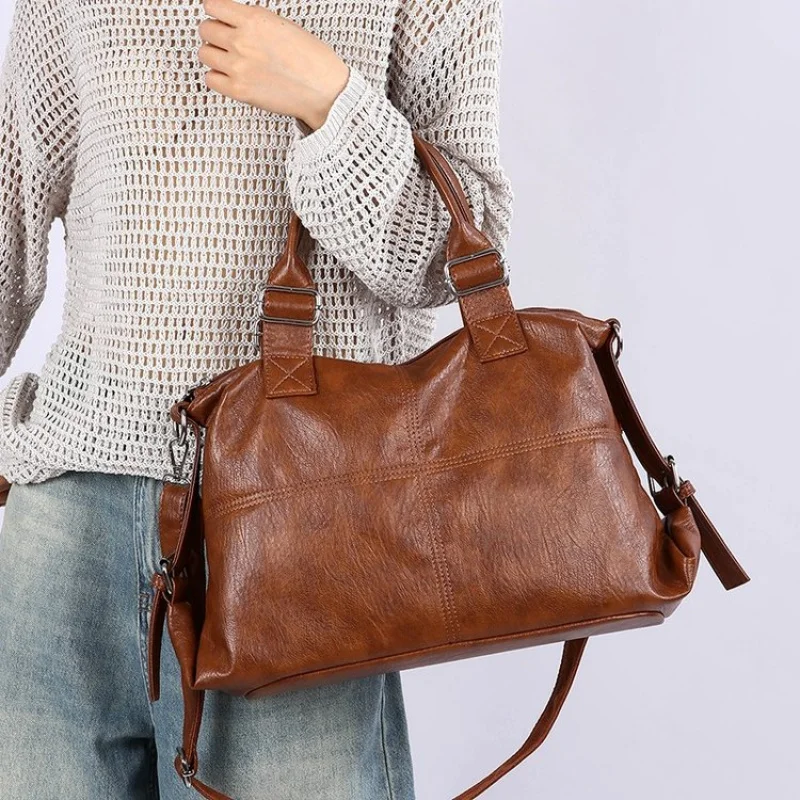 2025 nova marca de luxo high-end senhoras bolsa ombro couro famoso designer paris elegante estilo casual moda ​