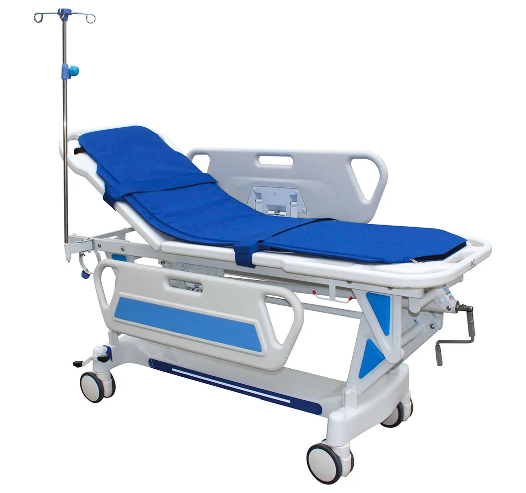 Hospital Medical patient transfer trolley transfer , stretcher for ambulance car