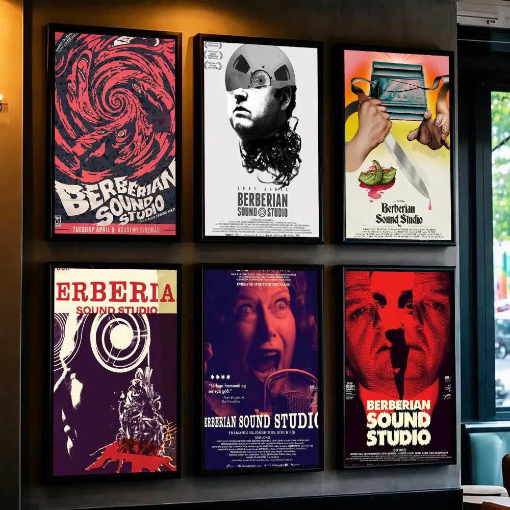 classic movie B-Berberian Sound Studio-O Poster Removable Wall Sticker for Home Cafe Bar Office Interior Decor