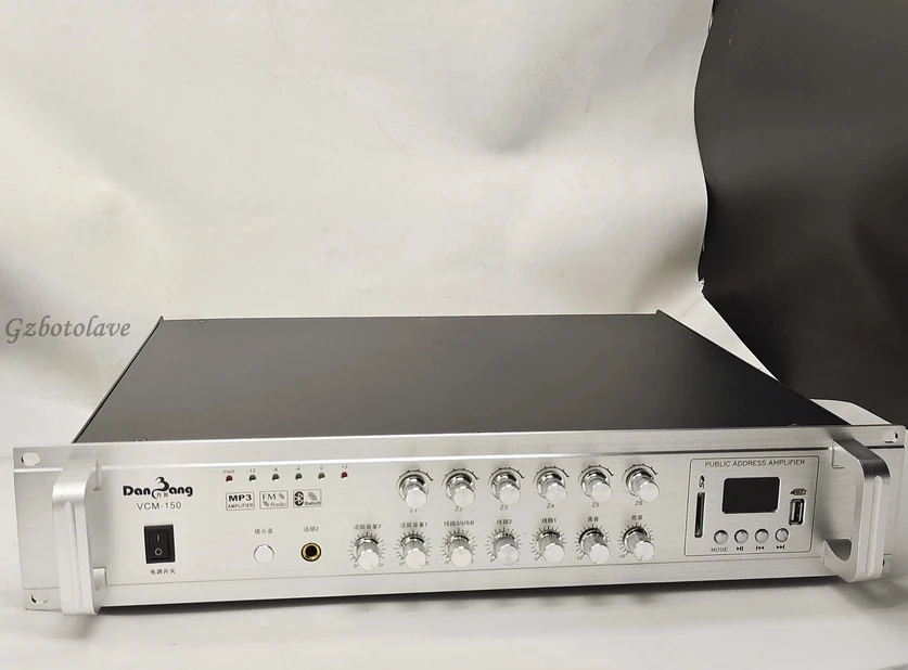 عالية الطاقة بلوتوث 150 واط الجهد المستمر مكبر كهربائي الكمبيوتر الحرم الجامعي نظام العناوين العامة خمسة منطقة مكبر كهربائي