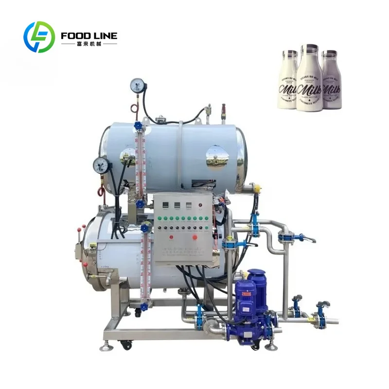 Customized Industrial Automatic Water Spray High Pressure Sterilization Machine Retort Machine for Fish Can