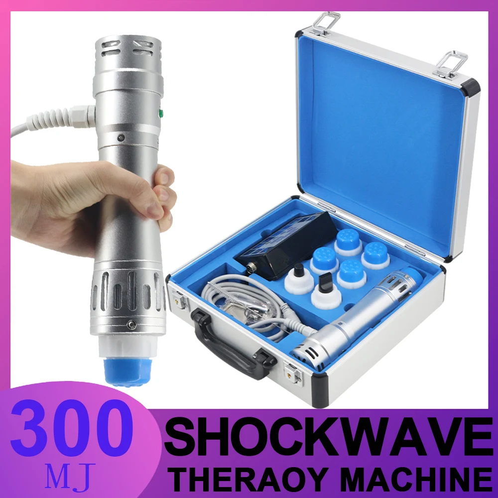 300MJ Professional Shockwave Therapy Machine For ED Treatment Muscle Pain Relief Relaxation Massage Portable Shock Wave