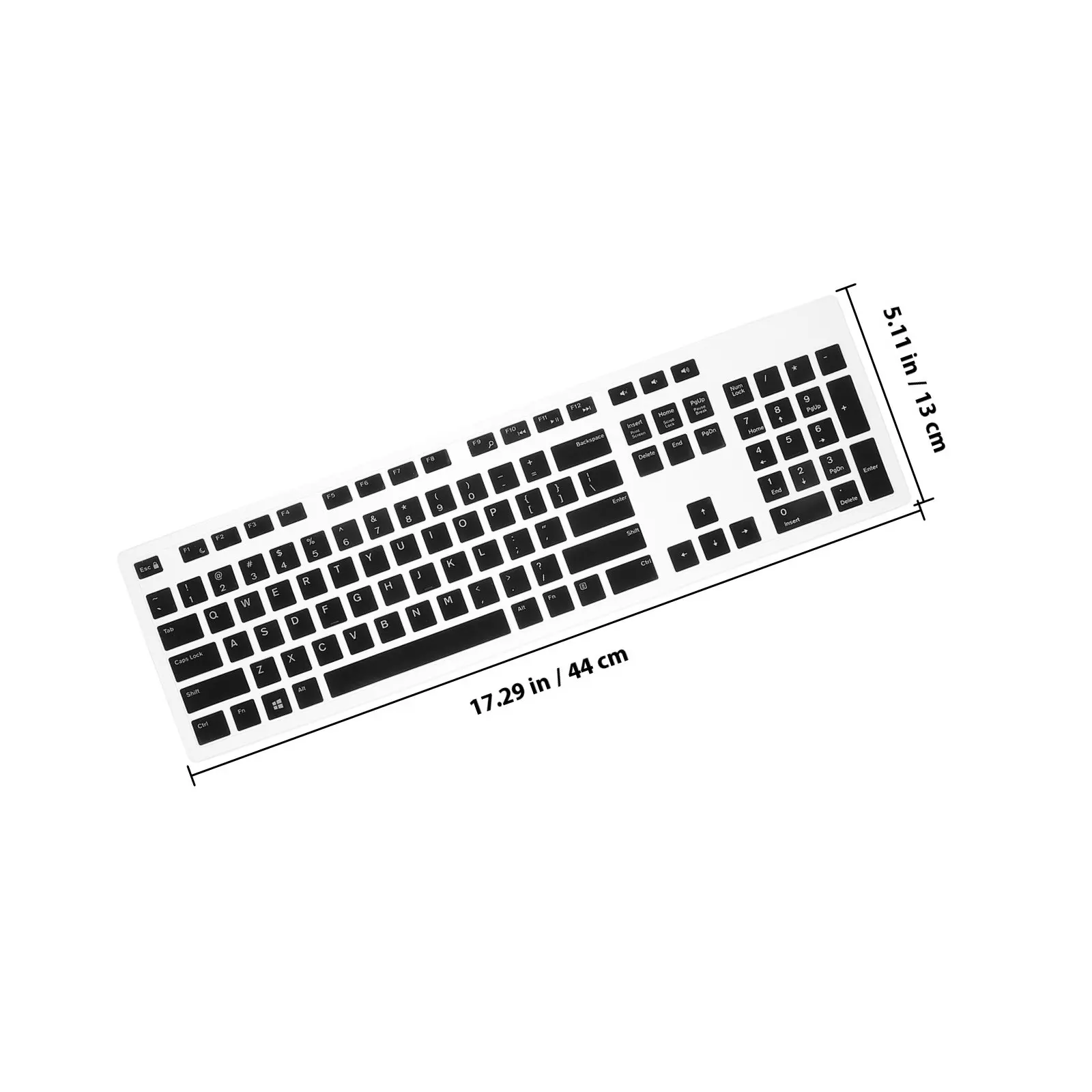 1Pcs Keyboard Protective Film Ultra Thin Silicone Keyboard Protector Heat Cold Resistant Dust Proof Waterproof Cover for
