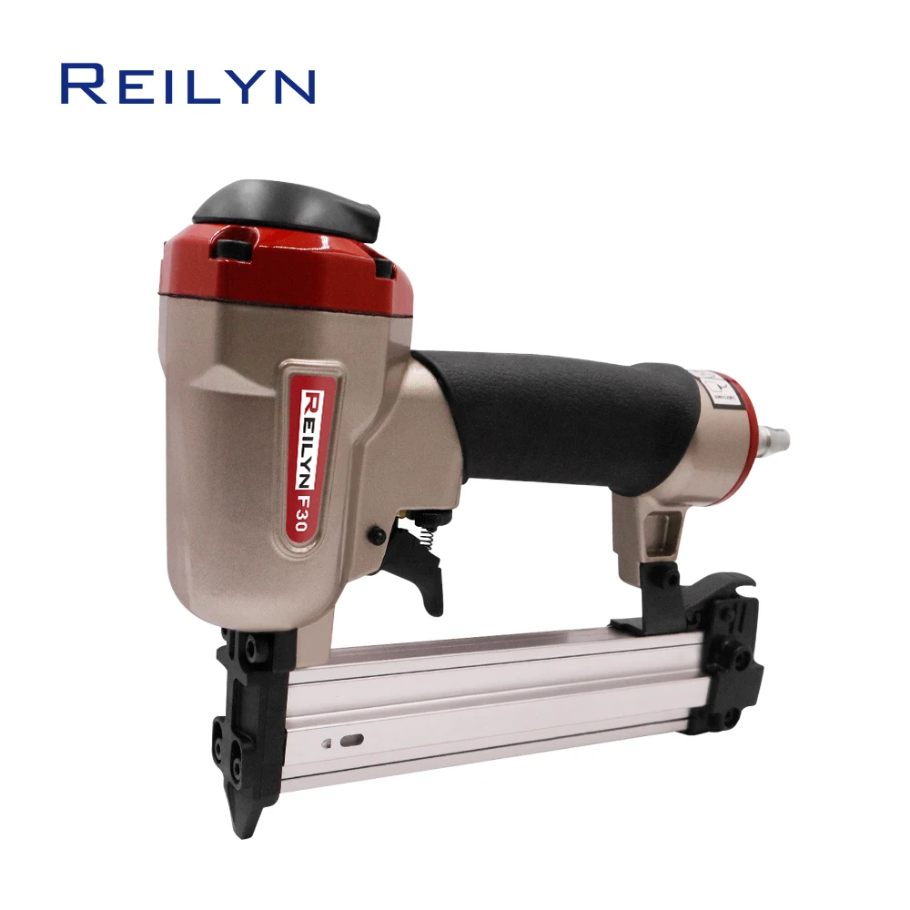 

Reilyn F30 Pneumatic Stapler Nail 18ga 30mm Decorative Furniture Construction Upholstery For Woodworking Air Brad Nailer Tools