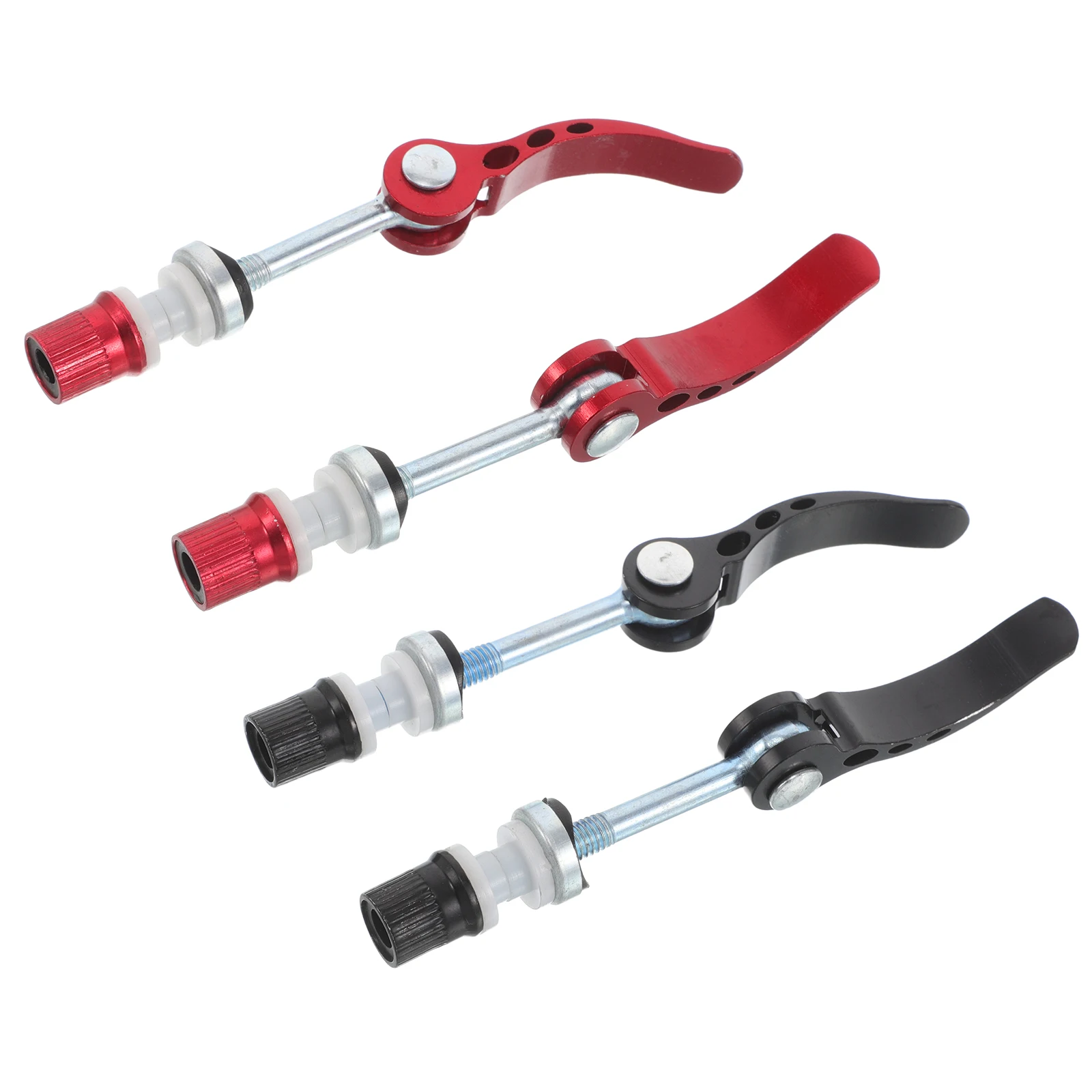 

4 Pcs Quick Release Seatpost Clamp Aluminum Alloy Adjustable Saddle Locking Pin Universal Mountain Bike